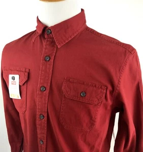 Wrangler Epic Soft Flex Relax Fit Long Sleeve For Men 2XL Red NWT 93% Cotton - Picture 1 of 9