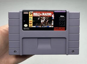 Super Nintendo SNES Bulls vs. Blazers and the NBA Playoffs *Tested* *Wear* - Bild 1 von 3
