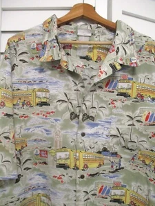 Palm Beach Florida Schulbusfahrer Bezirk Worth Avenue Hawaiihemd 2XL - Bild 1 von 8