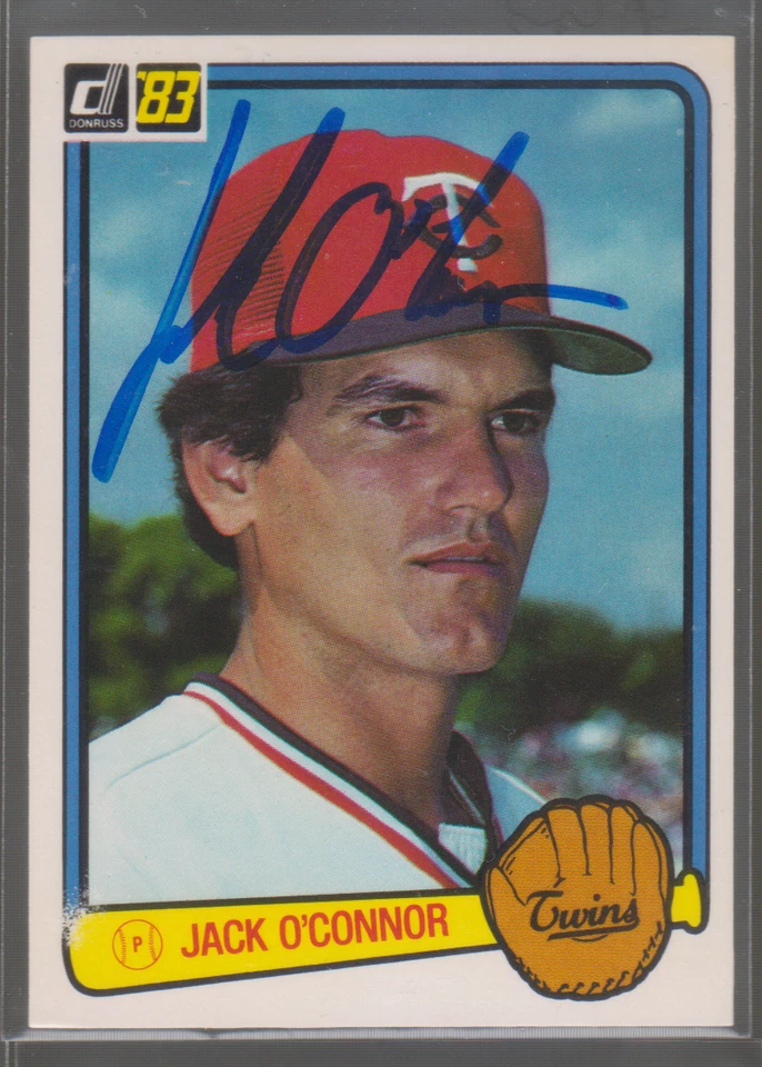 Autographed 1983 Donruss Jack O'Connor - Twins - Image 1 of 1