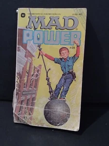Vintage 1977 Mad Power Paperback #29 Warner Books Humor Comic Lol Wrecking Ball - Imagen 1 de 10
