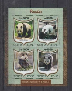 D647. Sierra Leone - MNH - 2016 - Fauna - Wild Animals - Pandas - Bild 1 von 1