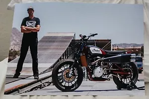 TRAVIS PASTRANA INDIAN SCOUT MOTORRAD 13X19 GLÄNZEND POSTER - Bild 1 von 1