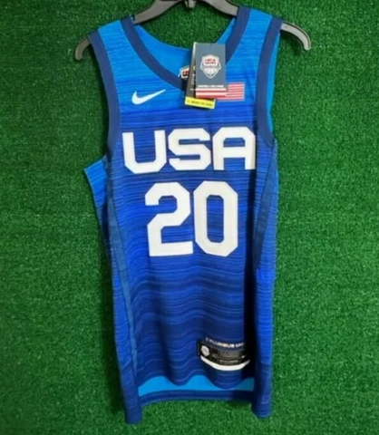 Nike Team USA 2020 Authentic Vaporknit Basketball Jersey CT6562-451 Size 40 (S) Cover