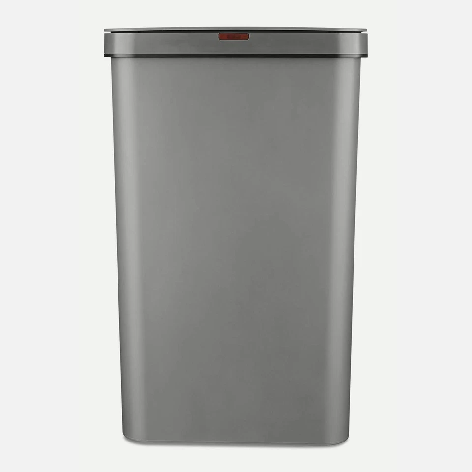 TOWER GREY PLASTIC MOTION SENSOR LARGE 50L CAPACITY KITCHEN WASTE BIN