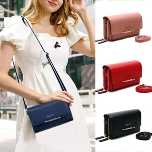 Mujeres Bandolera Bolsos de hombro Bolso para teléfono celular Billetera Cartera Damas Bolso de mano Regalo EE. UU. - Imagen 1 de 20