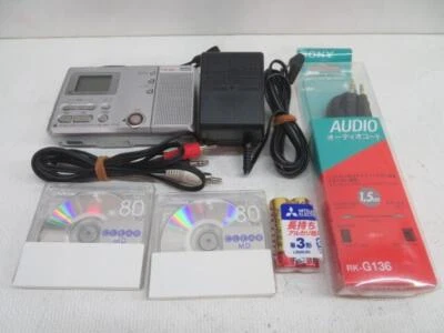 SONY MZ-B10 Portable MD Recorder Recording/Playback/REC Walkman Includes 2 MDs - Image 1 of 4