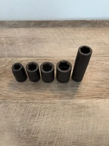 Master Mechanic Sockets - Lot of 5 - Picture 1 of 6