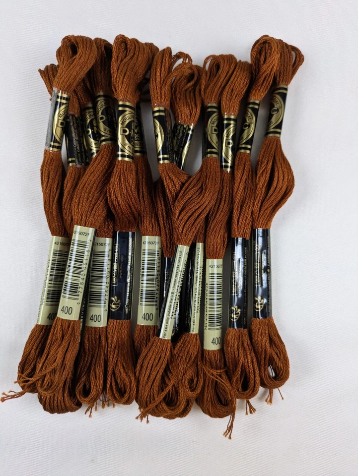DMC 6-Strand Embroidery Cotton- 117-400 Dark Mahogany 12 Skeins 8.7yd - NEW - Image 1 of 1