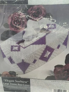 De colección KMG Designs ""Elegant Starburst-Large Tissue Box"" Nuevo de lote antiguo 2000 - Imagen 1 de 3