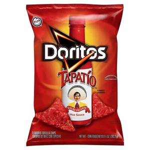 Doritos TAPATIO Salsa Picante Hot Sauce Tortilla Chips 9.25 Oz (3 Bags) - Picture 1 of 1