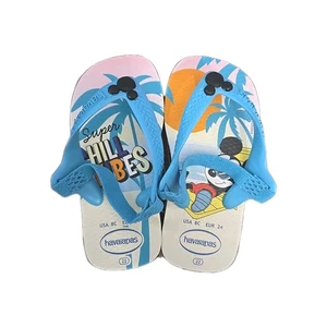 Havaianas Kids Toddler Mickey flip flops sandals with back strap Size 8C NEW - Picture 1 of 8