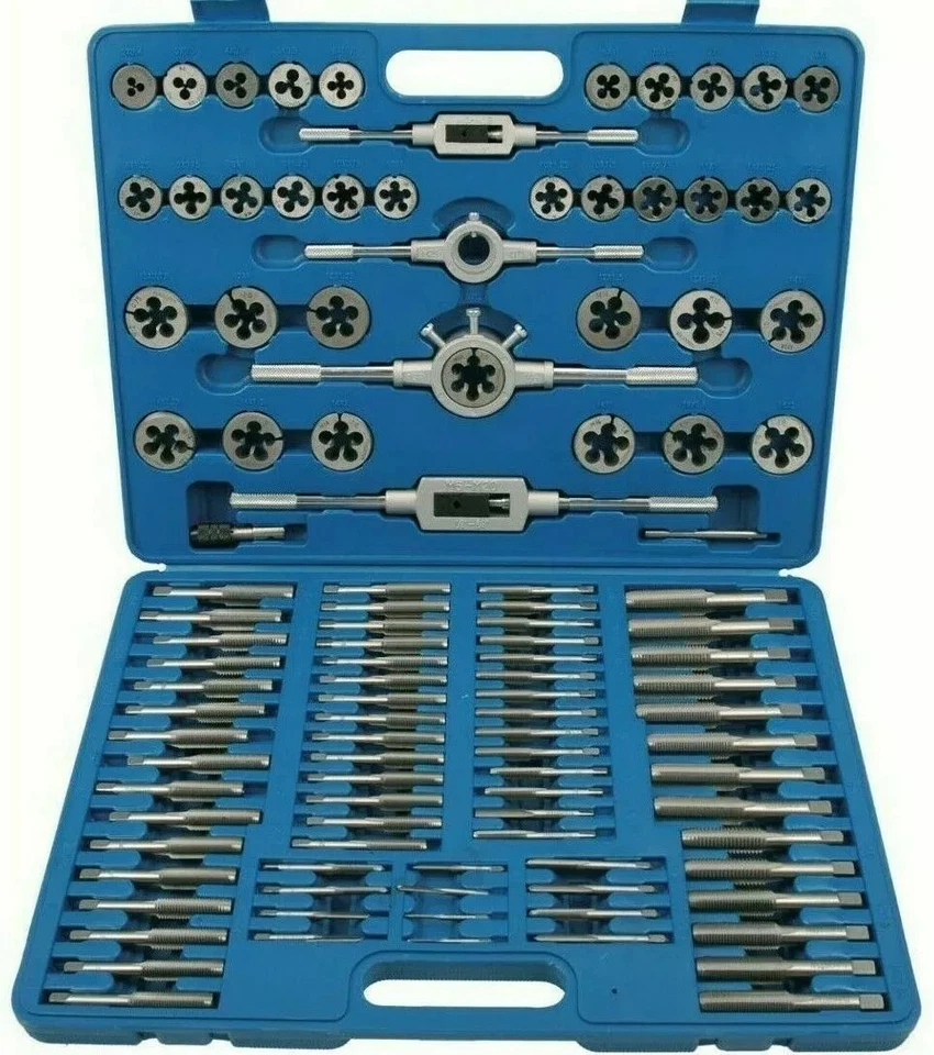 FILIERA 110 PEZZI SET FILIERE PER FILETTATURA MASCHI E FEMMINE PER FILETTATURA - Immagine 1 di 4