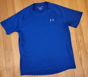 Camiseta azul Under Armour The Tech talla mediana para hombre - Imagen 1 de 3