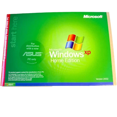 Microsoft Windows XP Home Edition Version 2002 For Asus PC only New Sealed - Image 1 of 4