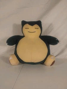Pokemon Green Snorlax Plush Stuffed Animal Toy 9" Toy Factory Nintendo 2022 - Picture 1 of 5