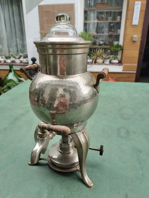 WMF Straußenmarke Perkolator Kaffeekocher Rechaude JUGENDSTIL 1,25 Liter  - Bild 1 von 4