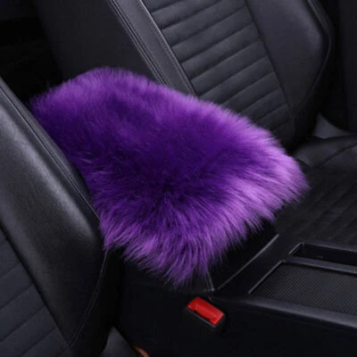Car Auto Winter Warm Plush Armrest Box Cover Mat Pad Cushion Car Accessories Foto 1 de 4