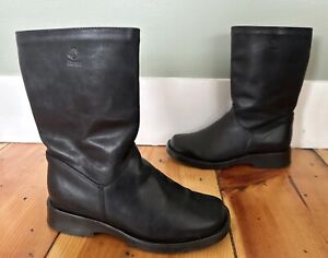 BLONDO Womens Size 7 B Black Leather Zip Fashion Ankle Boots Mid Calf Booties