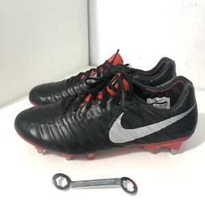 Nike Leather Tiempo Legend 7 Elite SG Pro Soccer AH7426 007 Mens Sz 7.5/ Women 9 - Picture 1 of 8