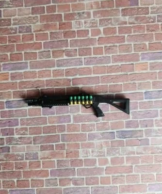 Escopeta Valaverse Action Force con cartuchos laterales adicionales adjuntos Foto 1 de 2