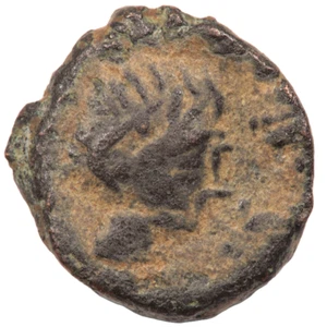 ROMAN MIGRATION PERIOD, UNCERTAIN, BRONZE NUMMUS COIN (#8064) - Picture 1 of 2