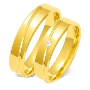 Eheringe Trauringe 333 er Gold Gelb Gold 5mm breit  TOP ANGEBOT - Bild 1 von 1