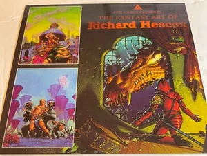 1994 FPG Richard Hescox Fantasy Art tarjeta promocional sin cortar 7 3/4 x 7 3/4 - Imagen 1 de 2