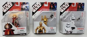 Star Wars Schlüsselanhänger Set - Queen Amidala, C3PO und Stormtrooper - Brandneu - N - Bild 1 von 6