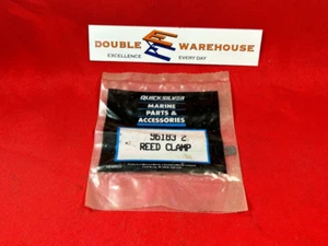 NOS OEM NIP Quicksilver 96183 2 Reed Clamp ONE (1) PER ORDER Sealed! - Picture 1 of 3