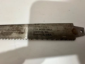 Disston No 101w Sägeblatt scharfe Zähne - Bild 1 von 4