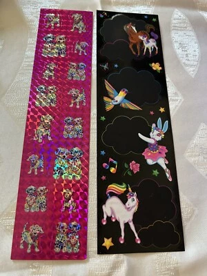 Tiras adesivas vintage Lisa Frank - Imagem 1 de 4