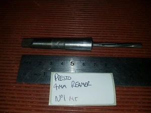 4mm Reamer made by Presto - No1 Morse Taper  - Picture 1 of 2