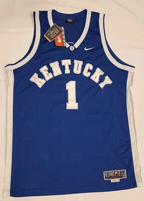 Camiseta deportiva de baloncesto vintage del equipo Nike Elite Kentucky Wildcats #1 para hombre XL TOTALMENTE NUEVA Foto 1 de 4