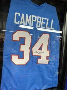 earl campbell houston oilers nfl autographed jersey🔥🔥🔥 - Picture 1 of 2