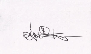 Tarjeta de índice autógrafa firmada por Eugene Kranz Apolo 13 El fracaso no es una opción NASA - Imagen 1 de 1