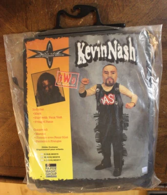 Disfraz de Halloween para niño Kevin Nash vintage 1999 WCW talla mediana 8-10 Foto 1 de 4