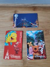 Lot passeport 3 cartes collection Disneyland années 96 et 2000