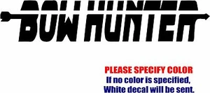Bow Hunter #04 Grafik gestanzter Aufkleber Sticker Auto LKW Boot Fenster Stoßstange 12" - Bild 1 von 3