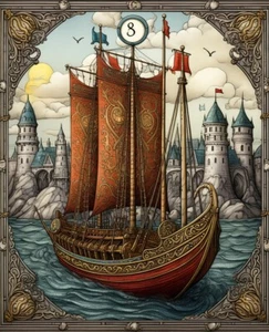 Eclectic 8x10 Line Art Prints Manuscript-Inspired Diverse Themes  72833709 - Picture 1 of 1