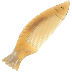 Fischförmiger Kamm Mann Fräulein Bartkamm Antistatischer Massagekamm - Bild 1 von 12