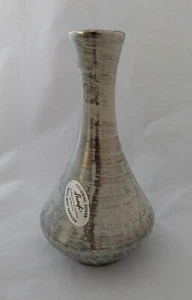 Jarrón de plata colonial Stangl 1970 ¡Ganador de la semana del presidente! Etiqueta Original Moderna  - Imagen 1 de 12