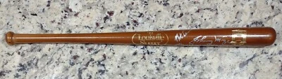 Luke Appling Johnny Mize Ray Dandridge Billy Herman Lou Boudreau Signed Mini Bat - Image 1 of 4