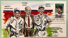 Wild Horse 1989 Mickey Cochrane Connie Mack Lefty Grove FDC #63/90 FDOI Sc 2417