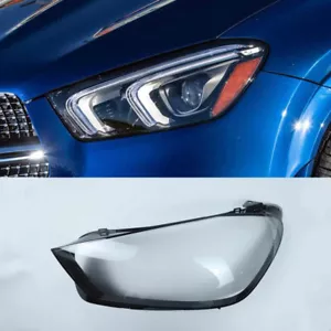 For Mercedes GLE W167 2020-2024 Left Side Headlight Clear Lens Cover + Sealant - Foto 1 di 7