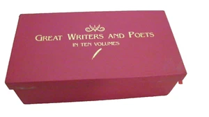 Great Writers And Poets In Ten Volumes Boxed Set Books Literature Hardcover MINT - Picture 1 of 7