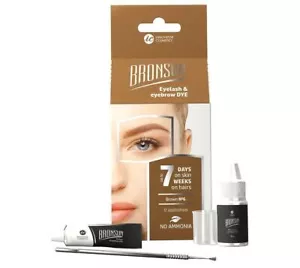 Bronsun Hybrid Dye Lash & Brow Trial Kit Brown #6 - Picture 1 of 1