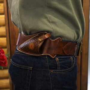 Tourbon Leather Garden Tool Holder Pruner Shears Sheath Scissors Holster Pouch - Picture 1 of 23