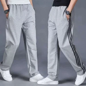 New Mens Lounge Pants Pyjamas Pack of 1 Grey Navy Black Thin Jersey L -7XL - Picture 1 of 15