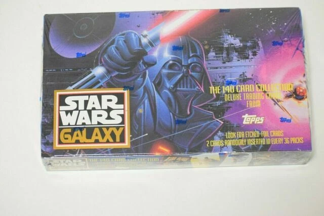Topps Star Wars Galaxy Deluxe Trading Cards Box - 36 Count